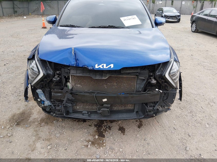 2023 Kia Sportage VIN 5XYK5CAF4PG008475 IAAI salvage auction — FRONT END, Salvage (New Jersey), sold $5,300 on 2026-07-31 (photo 6)