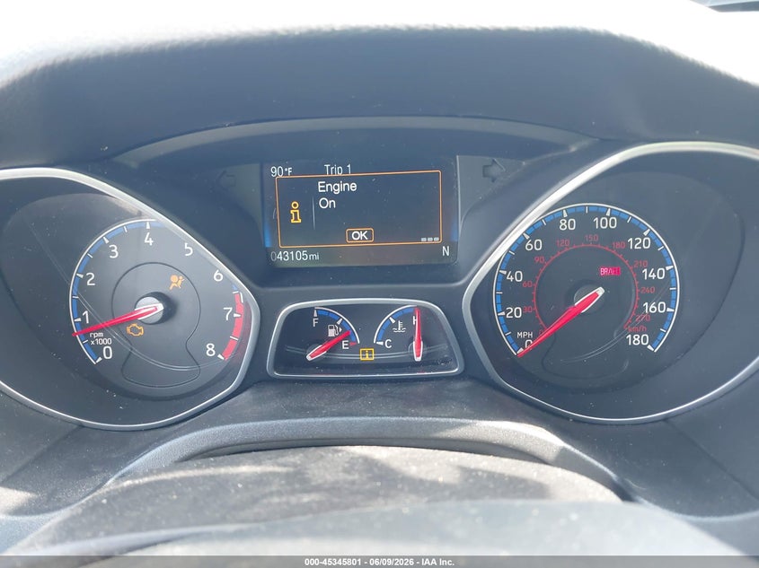 2016 Ford Focus VIN WF0DP3TH3G4115739 IAAI salvage auction — FRONT END, Salvage (Utah), sold $5,350 on 2026-07-22 (photo 7)