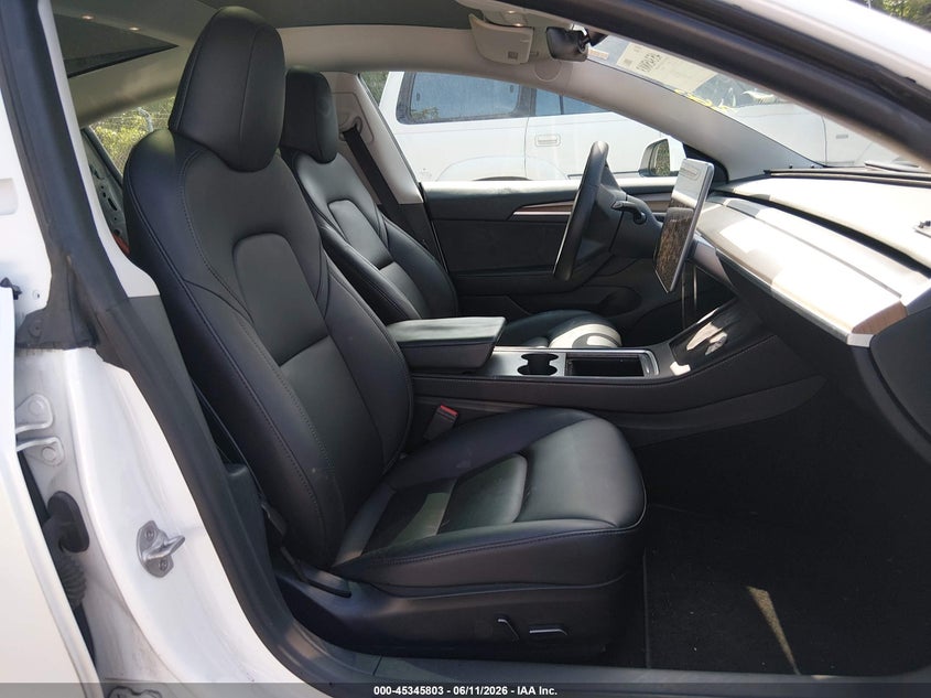 2023 Tesla Model 3 VIN 5YJ3E1EAXPF499911 IAAI salvage auction — REAR END, Salvage Title, sold $6,100 on 2026-07-23 (photo 5)