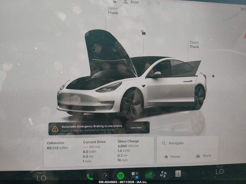 2023 Tesla Model 3 VIN 5YJ3E1EAXPF499911 IAAI salvage auction — REAR END, Salvage Title, sold $6,100 on 2026-07-23 (photo 7)