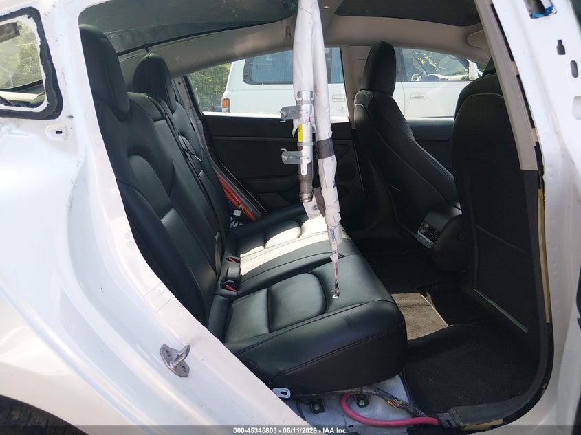 2023 Tesla Model 3 VIN 5YJ3E1EAXPF499911 IAAI salvage auction — REAR END, Salvage Title, sold $6,100 on 2026-07-23 (photo 8)