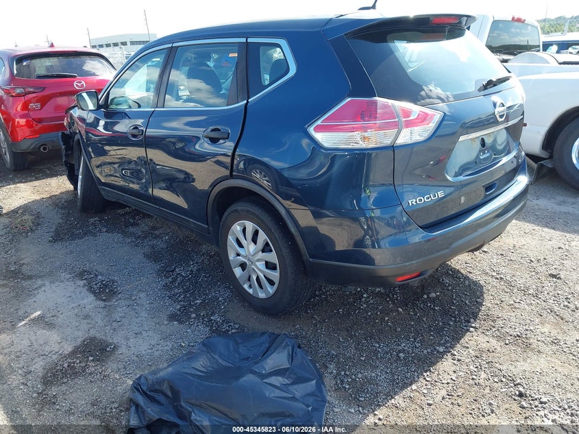 2016 Nissan Rogue VIN KNMAT2MV0GP670484 IAAI salvage auction — FRONT END, Clear (Oklahoma), sold $25 on 2026-07-21 (photo 3)