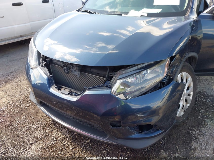 2016 Nissan Rogue VIN KNMAT2MV0GP670484 IAAI salvage auction — FRONT END, Clear (Oklahoma), sold $25 on 2026-07-21 (photo 6)
