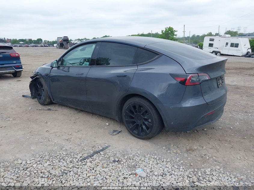 2021 Tesla Model y VIN 5YJYGDEE3MF251600 IAAI salvage auction — FRONT END, Salvage (Pennsylvania), sold $5,550 on 2026-07-16 (photo 3)