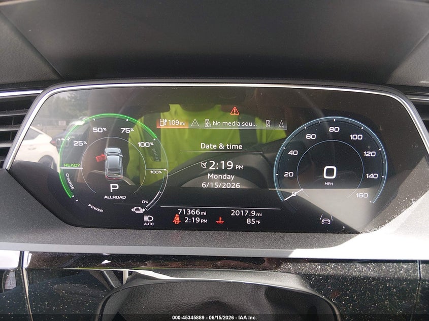 2023 Audi E-tron sportback VIN WA12AAGE8PB004576 IAAI salvage auction — FRONT END, Salvage (New Jersey), sold $15,300 on 2026-07-26 (photo 7)