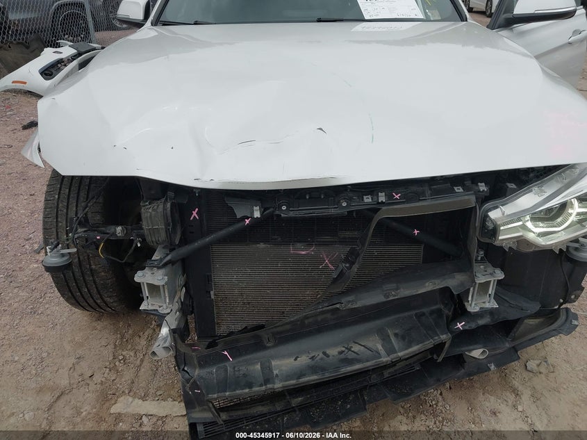 2018 BMW 3er VIN WBA8B9C54JEE83263 IAAI salvage auction — FRONT END, Clear (Wisconsin), sold $2,875 on 2026-07-22 (photo 6)