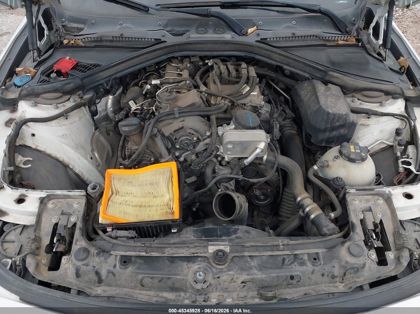 2016 BMW 4er VIN WBA4A9C57GG696154 IAAI salvage auction — WATER/FLOOD, Salvage (Texas), sold $1,300 on 2026-07-20 (photo 6)