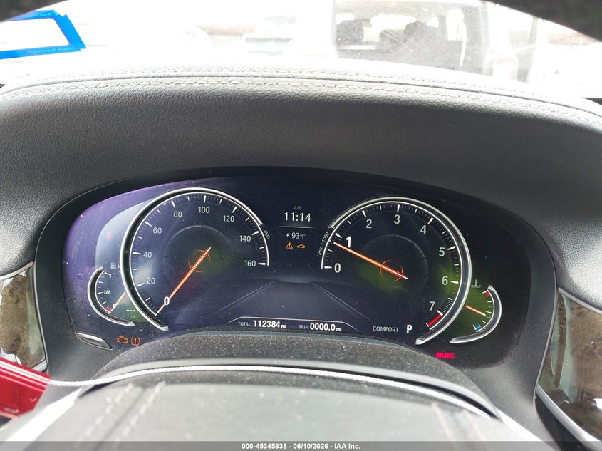 2017 BMW 7er VIN WBA7F0C55HGM21393 IAAI salvage auction — RIGHT SIDE, Original (Texas), sold $6,200 on 2026-08-20 (photo 7)