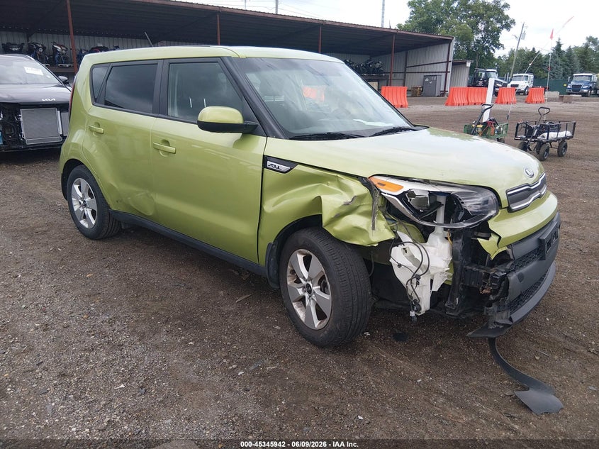 2019 Kia Soul VIN KNDJN2A21K7915970 IAAI salvage auction — RIGHT FRONT, Salvage (Ohio), sold $875 on 2026-07-29 (photo 1)