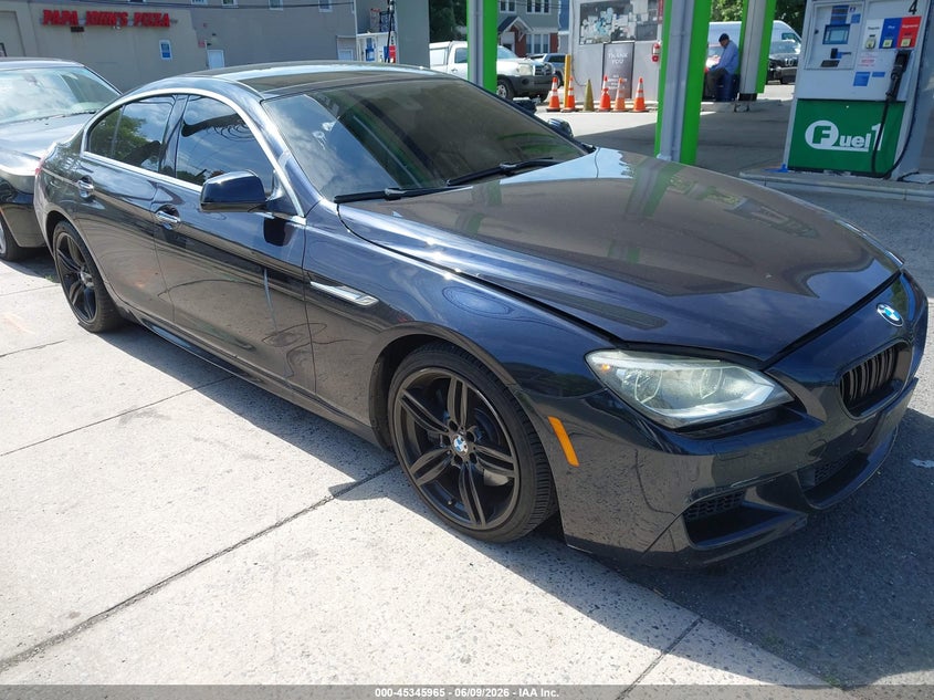 2013 BMW VIN WBA6B4C51DDG67984 IAAI salvage auction — RIGHT SIDE, Clear (New Jersey), sold $3,900 on 2026-07-27 (photo 1)