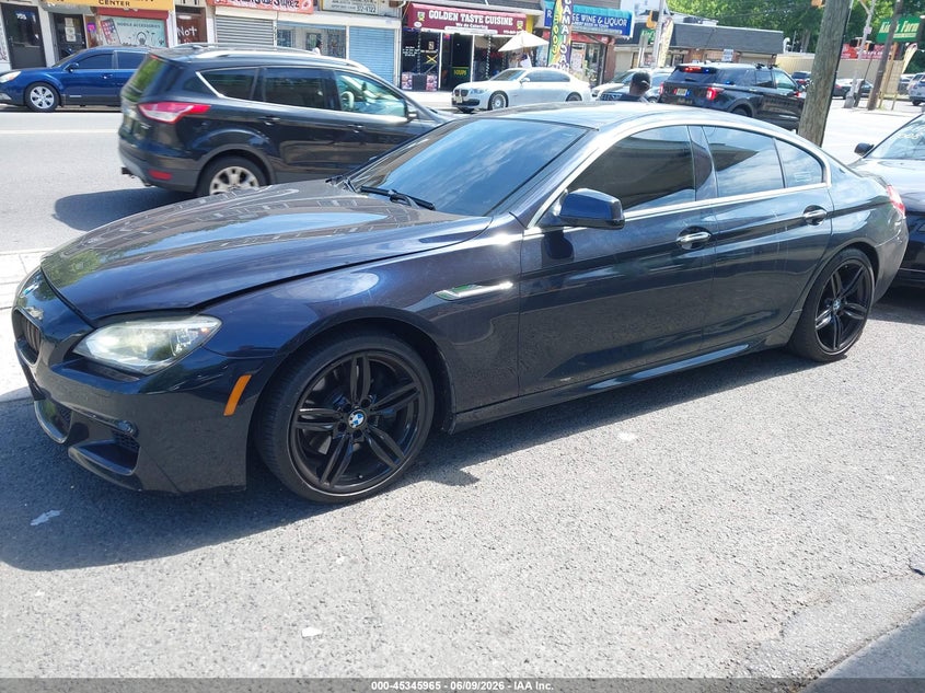2013 BMW VIN WBA6B4C51DDG67984 IAAI salvage auction — RIGHT SIDE, Clear (New Jersey), sold $3,900 on 2026-07-27 (photo 2)