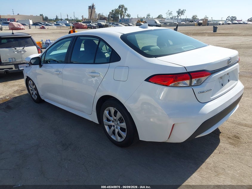 2022 Toyota Corolla VIN 5YFEPMAE8NP337967 IAAI salvage auction — FRONT END, Salvage (California), sold $5,000 on 2026-07-22 (photo 3)