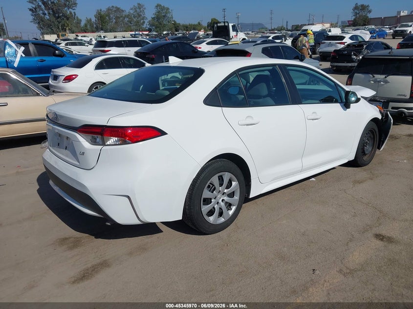 2022 Toyota Corolla VIN 5YFEPMAE8NP337967 IAAI salvage auction — FRONT END, Salvage (California), sold $5,000 on 2026-07-22 (photo 4)