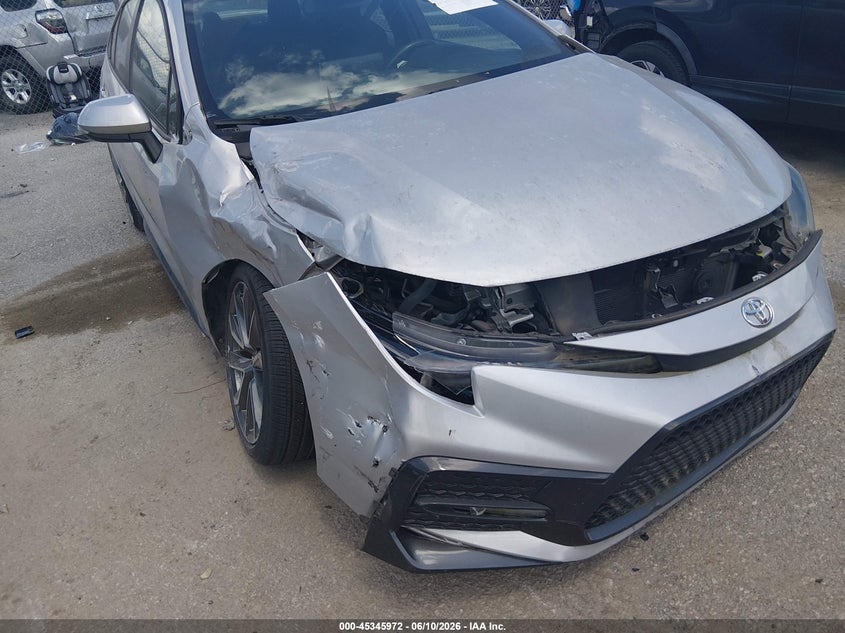 2021 Toyota Corolla VIN 5YFS4MCE3MP078134 IAAI salvage auction — FRONT & REAR, Salvage (Louisiana), sold $2,700 on 2026-07-08 (photo 6)
