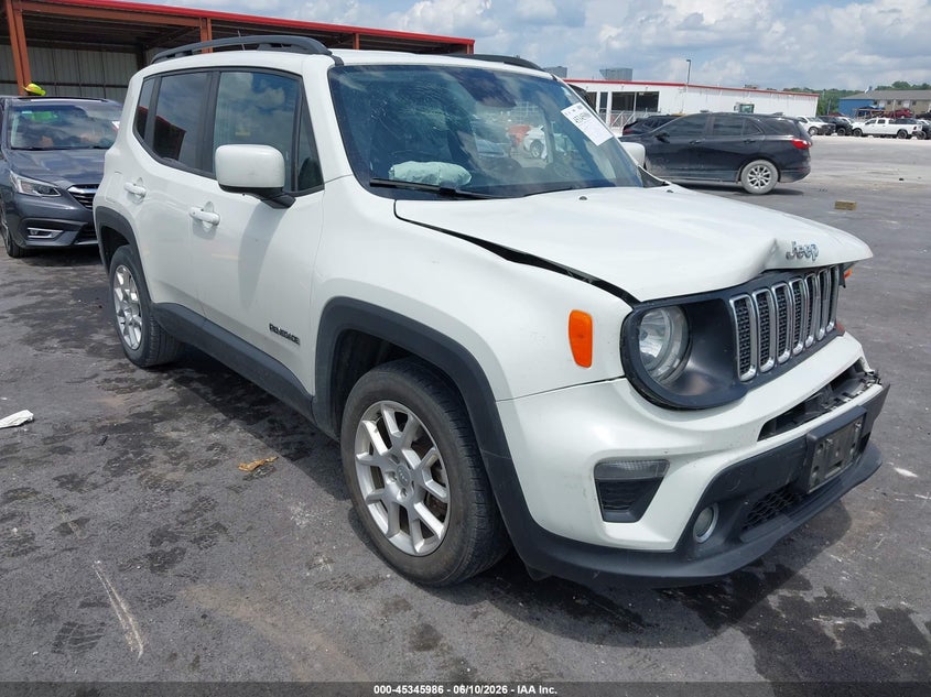2019 Jeep Renegade VIN ZACNJABB3KPK81843 IAAI salvage auction — FRONT END, Salvage (Illinois), sold $775 on 2026-07-28 (photo 1)