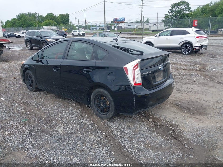 2012 Toyota Prius VIN JTDKN3DU7C5406860 IAAI salvage auction — NORMAL WEAR, Clear (North Carolina), sold $1,575 on 2026-07-17 (photo 3)