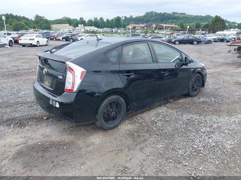 2012 Toyota Prius VIN JTDKN3DU7C5406860 IAAI salvage auction — NORMAL WEAR, Clear (North Carolina), sold $1,575 on 2026-07-17 (photo 4)