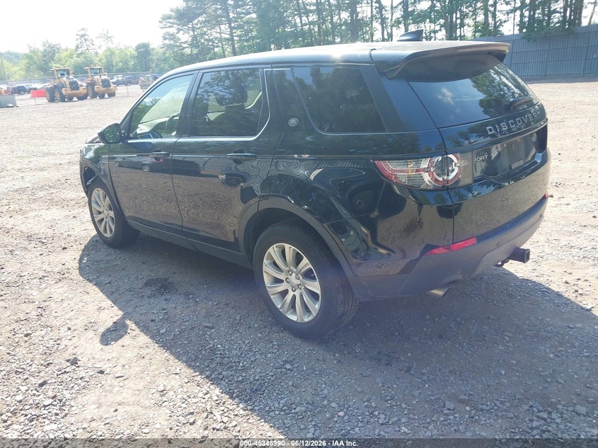 2019 Land rover Discovery sport VIN SALCP2FX3KH815895 IAAI salvage auction — FRONT END, Salvage (New Jersey), sold $2,800 on 2026-07-15 (photo 3)