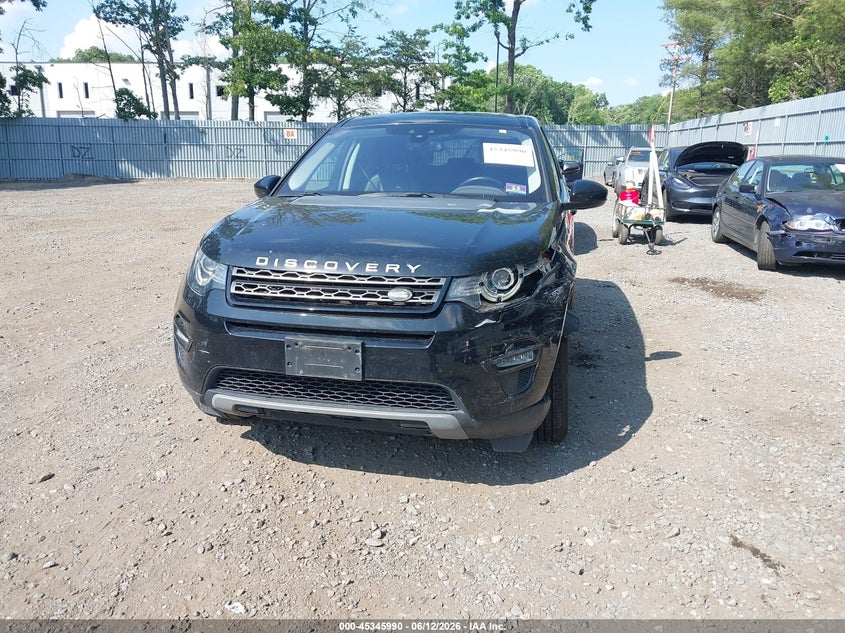 2019 Land rover Discovery sport VIN SALCP2FX3KH815895 IAAI salvage auction — FRONT END, Salvage (New Jersey), sold $2,800 on 2026-07-15 (photo 6)