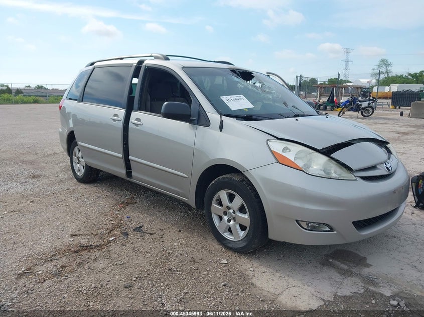 2008 Toyota Sienna VIN 5TDZK23C88S188178 IAAI salvage auction — Burn Interior, Junk Bill Of Sale Mv2459 (Wisconsin), sold $375 on 2026-07-14 (photo 1)