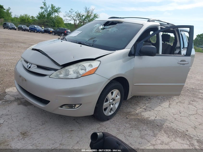 2008 Toyota Sienna VIN 5TDZK23C88S188178 IAAI salvage auction — Burn Interior, Junk Bill Of Sale Mv2459 (Wisconsin), sold $375 on 2026-07-14 (photo 2)