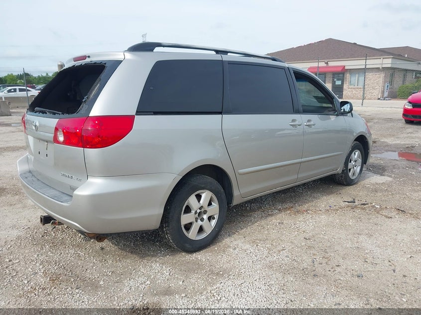 2008 Toyota Sienna VIN 5TDZK23C88S188178 IAAI salvage auction — Burn Interior, Junk Bill Of Sale Mv2459 (Wisconsin), sold $375 on 2026-07-14 (photo 4)