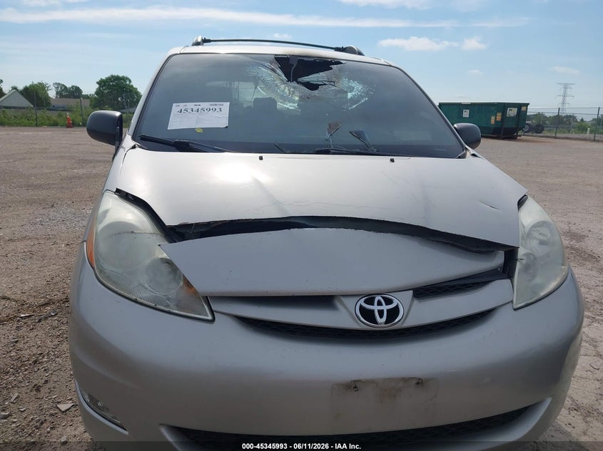 2008 Toyota Sienna VIN 5TDZK23C88S188178 IAAI salvage auction — Burn Interior, Junk Bill Of Sale Mv2459 (Wisconsin), sold $375 on 2026-07-14 (photo 6)