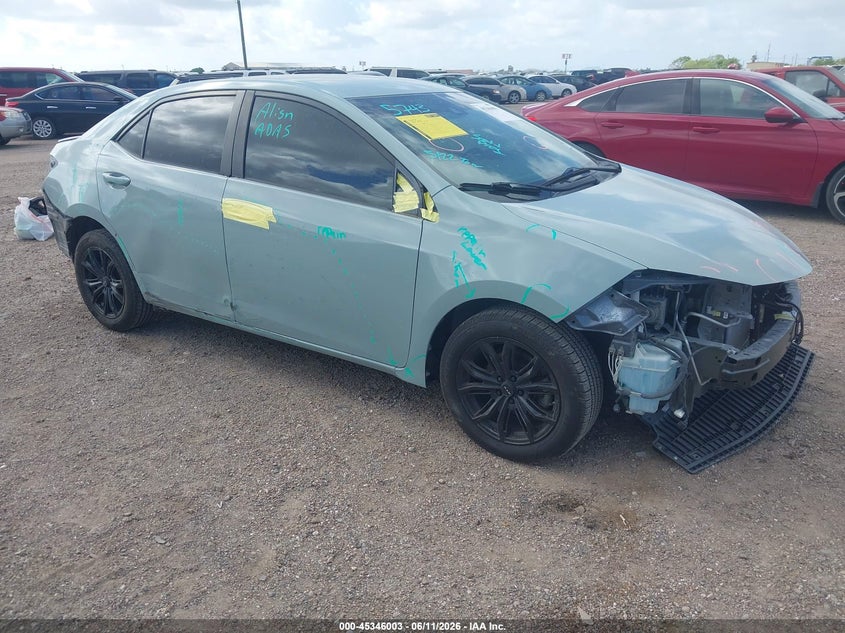 2019 Toyota Corolla VIN 5YFBURHE0KP904716 IAAI salvage auction — FRONT END, Original (Texas), sold $3,250 on 2026-07-29 (photo 1)