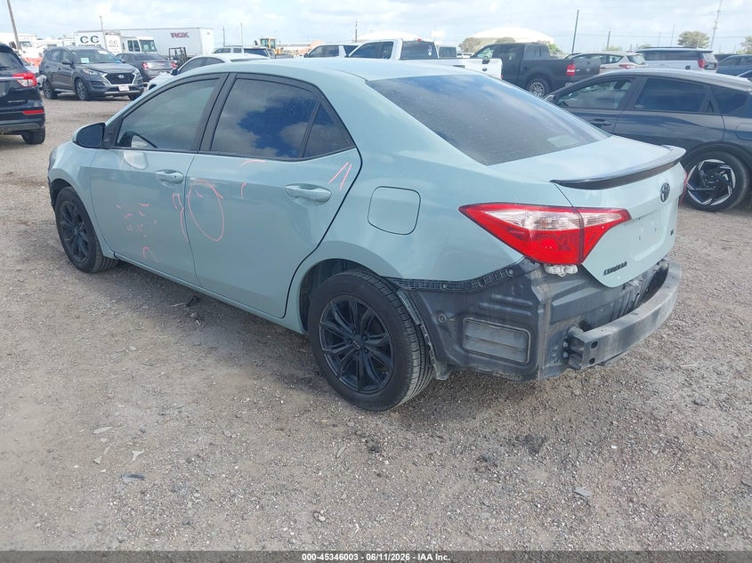 2019 Toyota Corolla VIN 5YFBURHE0KP904716 IAAI salvage auction — FRONT END, Original (Texas), sold $3,250 on 2026-07-29 (photo 3)