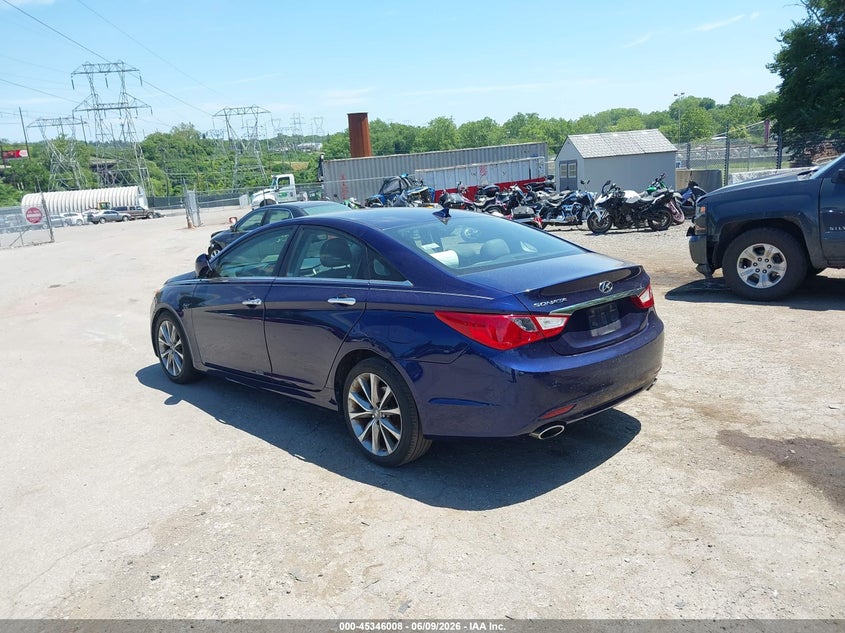 2012 Hyundai Sonata VIN 5NPEC4AC1CH329178 IAAI salvage auction — NORMAL WEAR, Clear (Pennsylvania), sold $550 on 2026-07-10 (photo 3)