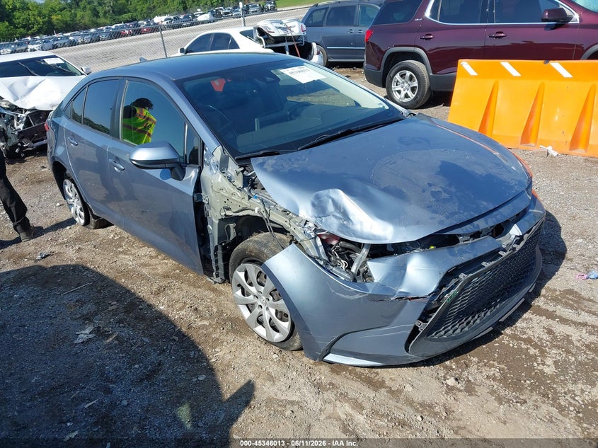 2020 Toyota Corolla VIN JTDEPRAE2LJ071327 IAAI salvage auction — FRONT END, Salvage Title, sold $3,550 on 2026-07-30 (photo 1)