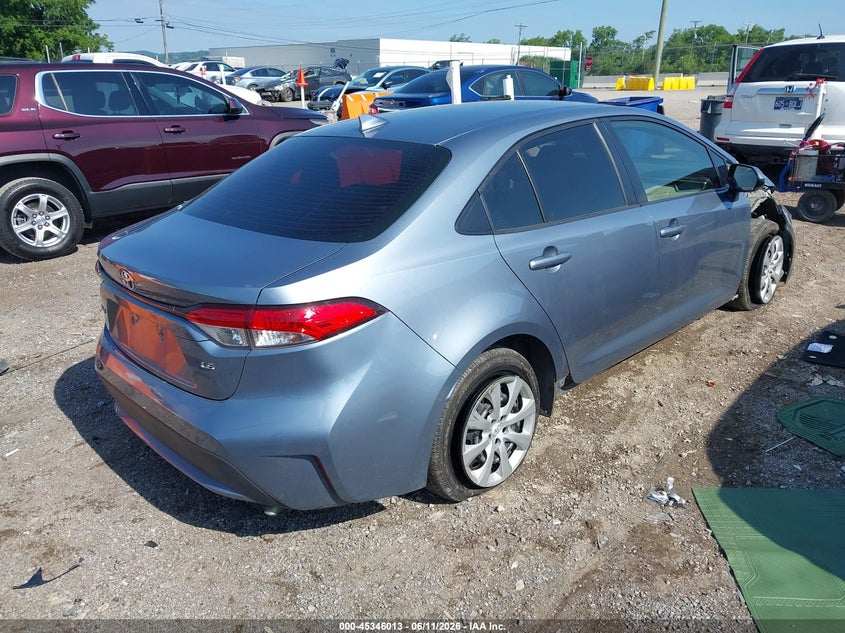 2020 Toyota Corolla VIN JTDEPRAE2LJ071327 IAAI salvage auction — FRONT END, Salvage Title, sold $3,550 on 2026-07-30 (photo 4)