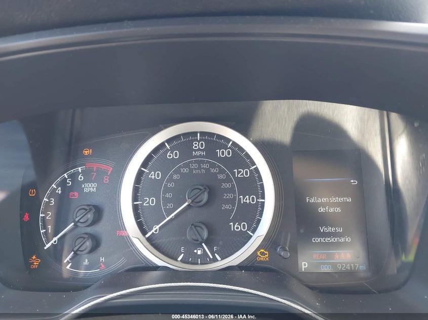 2020 Toyota Corolla VIN JTDEPRAE2LJ071327 IAAI salvage auction — FRONT END, Salvage Title, sold $3,550 on 2026-07-30 (photo 7)