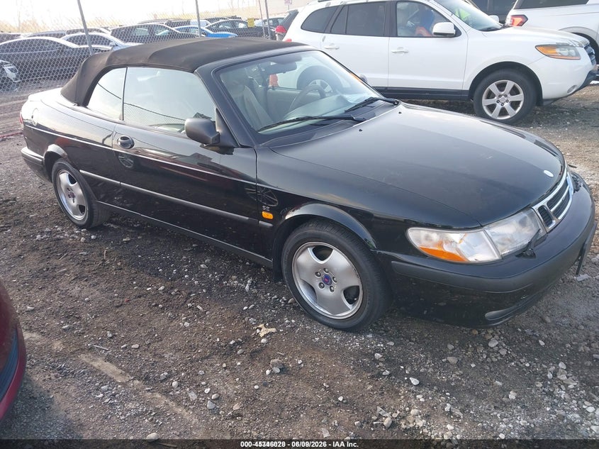 1999 Saab 9-3 VIN YS3DF78N2X7000455 IAAI salvage auction — REAR END, Original (Ohio), sold $350 on 2026-07-09 (photo 1)