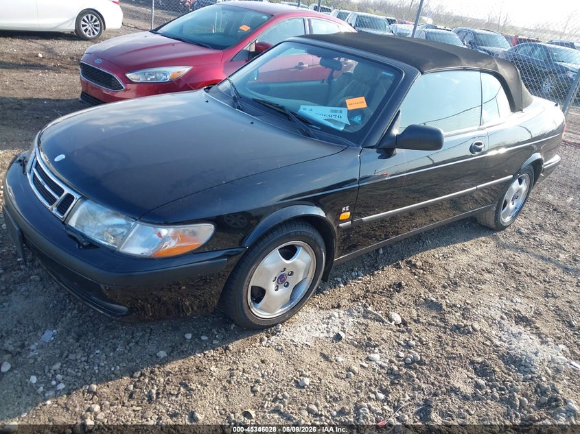 1999 Saab 9-3 VIN YS3DF78N2X7000455 IAAI salvage auction — REAR END, Original (Ohio), sold $350 on 2026-07-09 (photo 2)