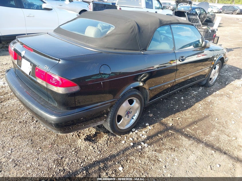 1999 Saab 9-3 VIN YS3DF78N2X7000455 IAAI salvage auction — REAR END, Original (Ohio), sold $350 on 2026-07-09 (photo 4)
