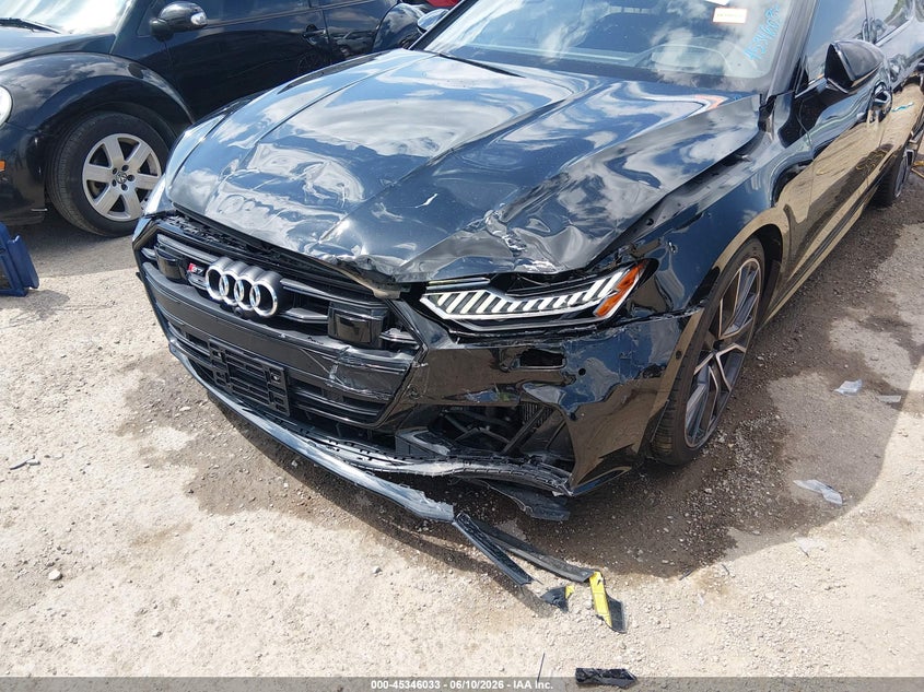 2022 Audi S7 VIN WAUSFBF24NN057191 IAAI salvage auction — FRONT END, Clear (Oklahoma), sold $29,050 on 2026-08-11 (photo 6)