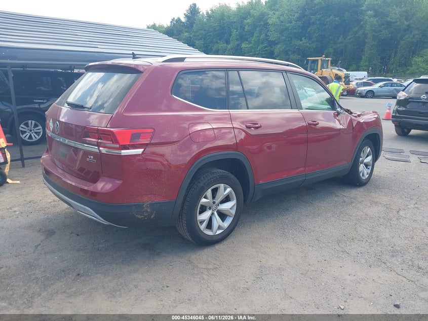 2018 Volkswagen Atlas VIN 1V2KR2CA8JC525997 IAAI salvage auction — FRONT END, Salvage Title, sold $2,250 on 2026-08-06 (photo 4)