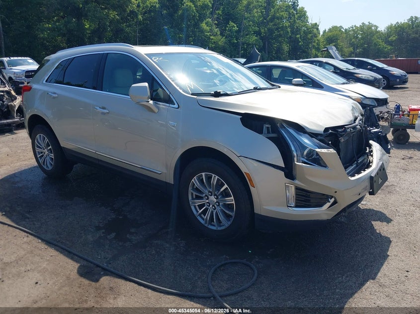 2017 Cadillac Xt5 VIN 1GYKNBRS2HZ119549 IAAI salvage auction — FRONT END, Salvage - 75% Or Less (Maryland), sold $2,550 on 2026-07-10 (photo 1)