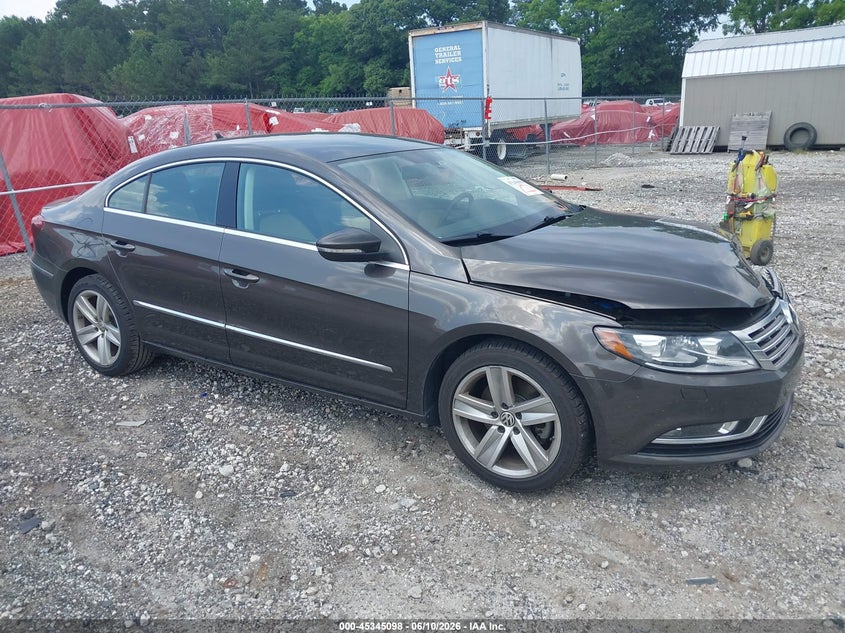 2013 Volkswagen Passat cc VIN WVWAP7AN9DE520239 IAAI salvage auction — FRONT END, Salvage Title, sold $2,500 on 2026-08-07 (photo 1)
