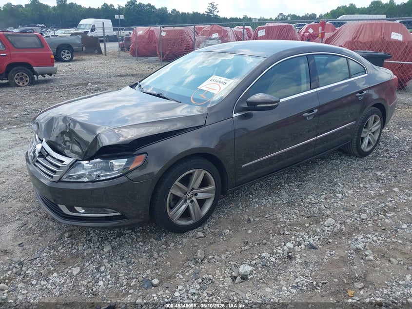 2013 Volkswagen Passat cc VIN WVWAP7AN9DE520239 IAAI salvage auction — FRONT END, Salvage Title, sold $2,500 on 2026-08-07 (photo 2)