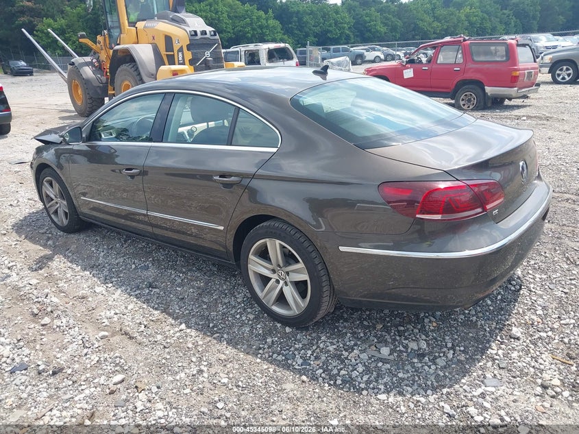 2013 Volkswagen Passat cc VIN WVWAP7AN9DE520239 IAAI salvage auction — FRONT END, Salvage Title, sold $2,500 on 2026-08-07 (photo 3)