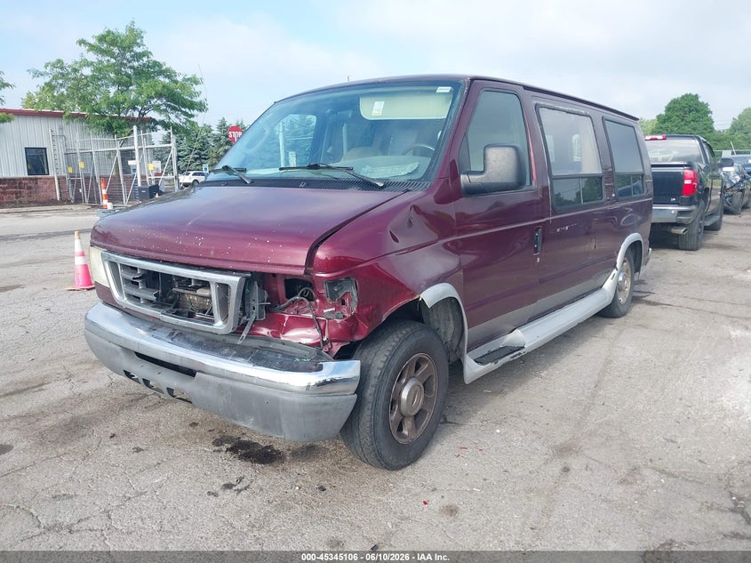 2004 Ford E 150 VIN 1FDRE14W14HA92025 IAAI salvage auction — FRONT END, Clear (Michigan), sold $525 on 2026-07-09 (photo 2)