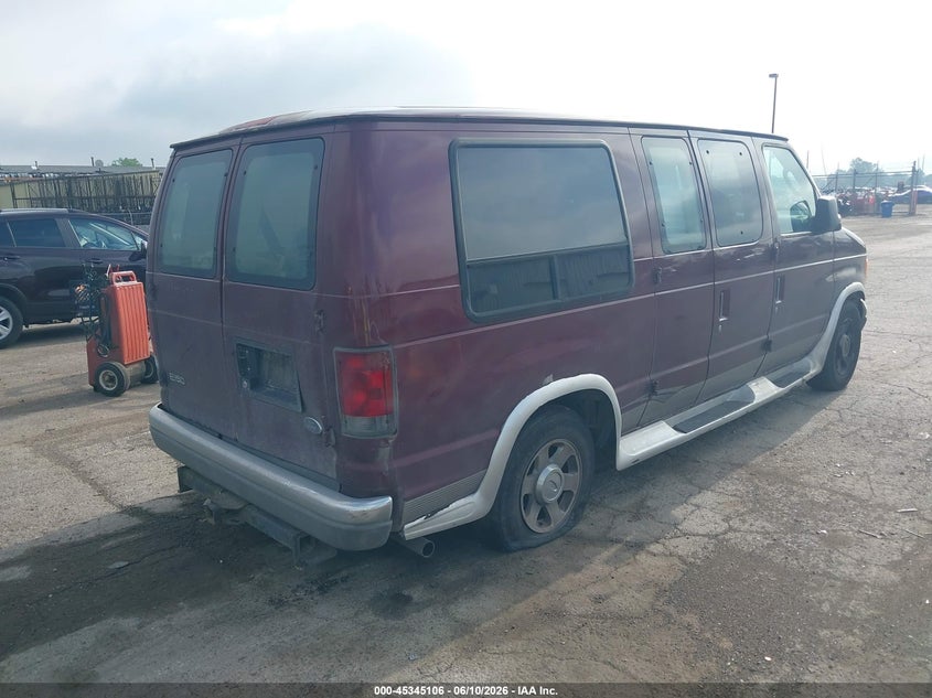 2004 Ford E 150 VIN 1FDRE14W14HA92025 IAAI salvage auction — FRONT END, Clear (Michigan), sold $525 on 2026-07-09 (photo 4)