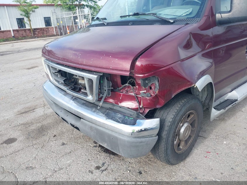 2004 Ford E 150 VIN 1FDRE14W14HA92025 IAAI salvage auction — FRONT END, Clear (Michigan), sold $525 on 2026-07-09 (photo 6)