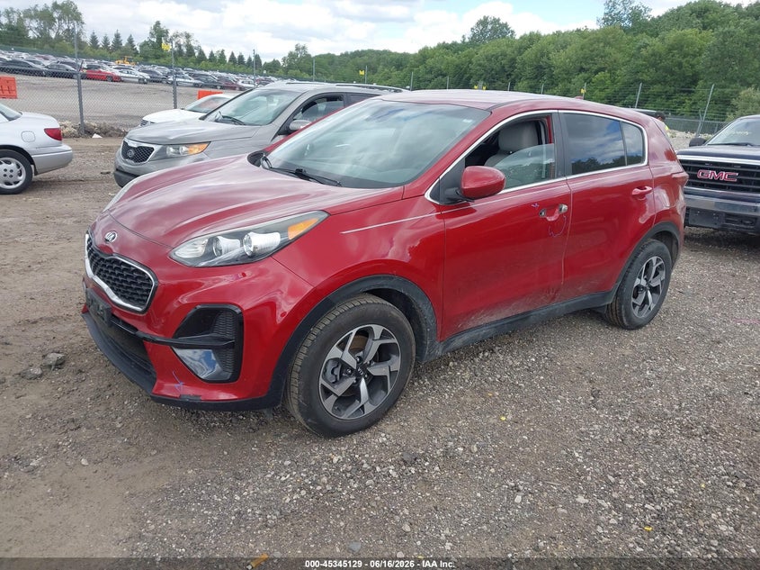 2020 Kia Sportage VIN KNDPM3AC4L7766922 IAAI salvage auction — THEFT, Salvage (Illinois), sold $3,100 on 2026-07-29 (photo 2)