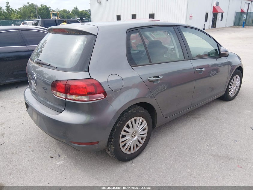 2012 Volkswagen Golf VIN WVWDB7AJ7CW288306 IAAI salvage auction — NORMAL WEAR, Original (Kentucky), sold $950 on 2026-07-20 (photo 4)