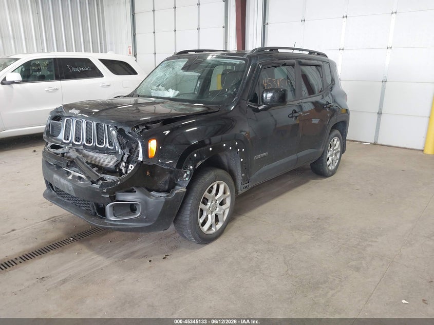 2017 Jeep Renegade VIN ZACCJBBB7HPF69065 IAAI salvage auction — FRONT END, Salvage (North Dakota), sold $700 on 2026-07-30 (photo 2)