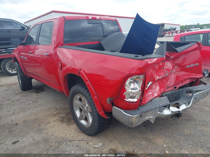 2012 Ram 1500 VIN 1C6RD7LT1CS167753 IAAI salvage auction — REAR END, Clear (Oklahoma), sold $875 on 2026-09-11 (photo 3)
