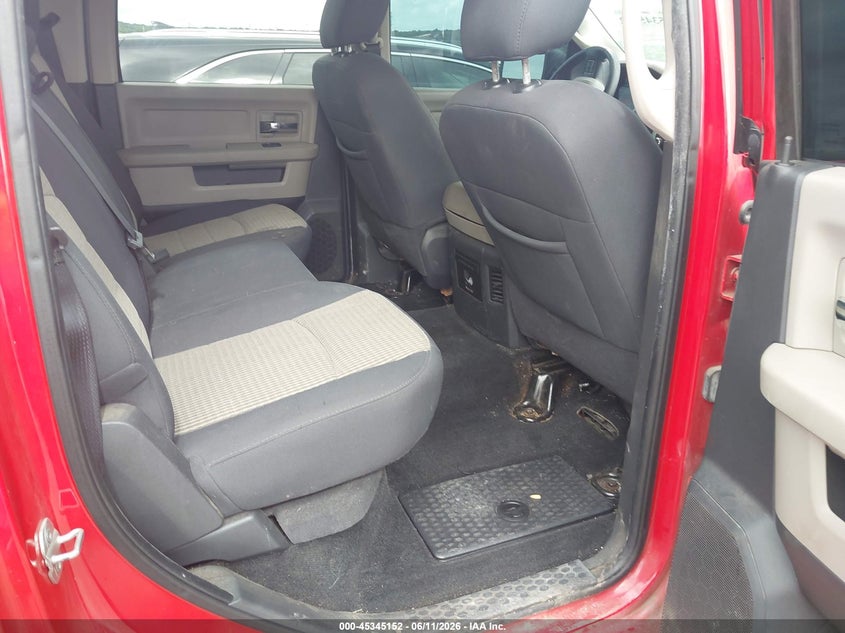 2012 Ram 1500 VIN 1C6RD7LT1CS167753 IAAI salvage auction — REAR END, Clear (Oklahoma), sold $875 on 2026-09-11 (photo 8)